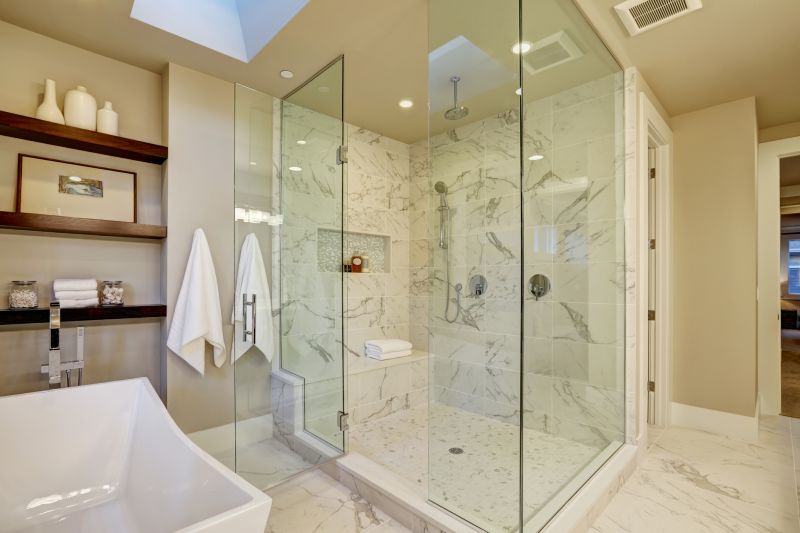 Luxury Shower with Clear Glass