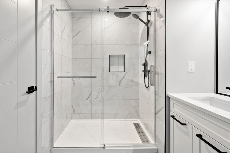 Elegant Shower with Modern Design